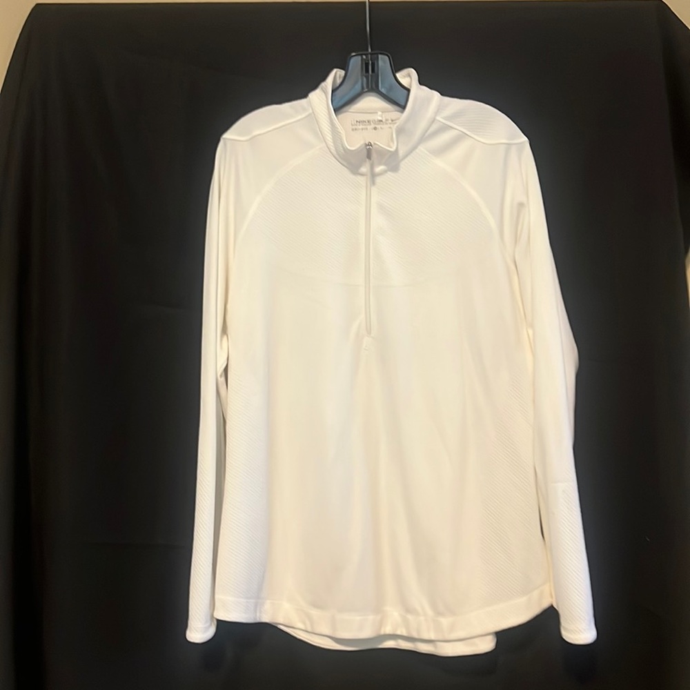 White Nike Lightweight Pull Over - image 1